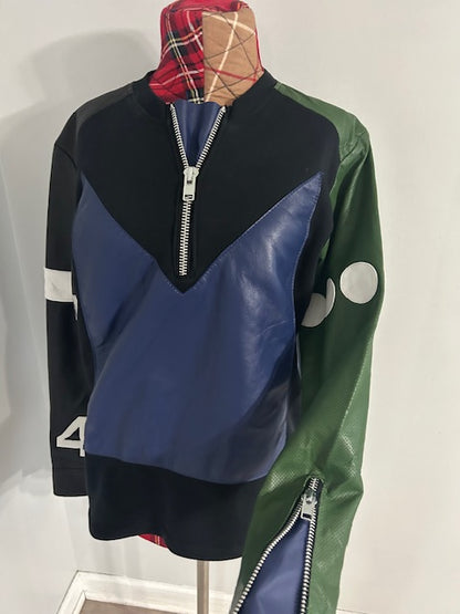 All Purpose 4 Leather Sweatshirt