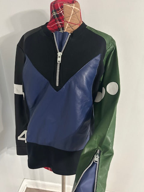 All Purpose 4 Leather Sweatshirt