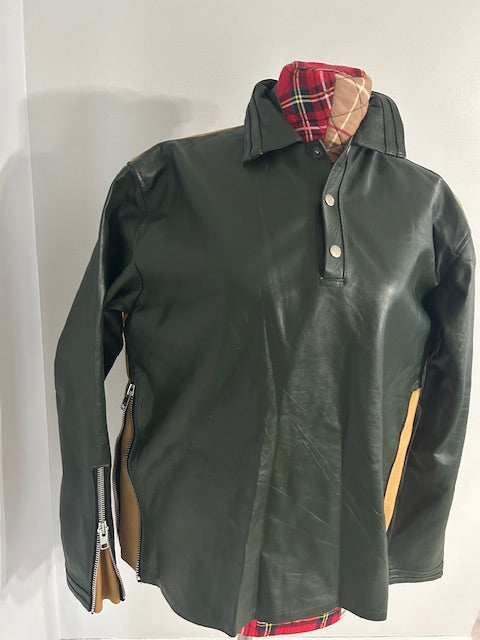 Todays Leather Puffer